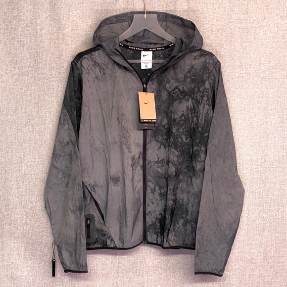 NIKE Trail Repel Ultra Lightweight Packable Hooded Windbreaker Jacket XL NWT - Picture 1 of 14